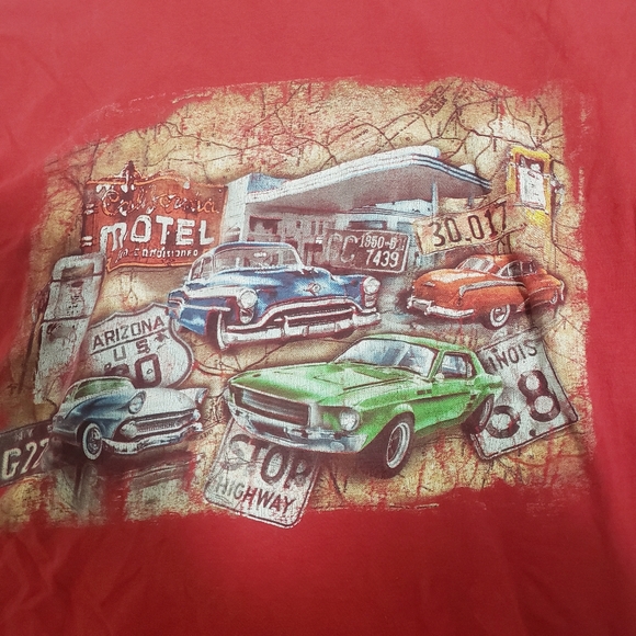 Lifestyle classics Red Short Sleeve T shirt - Picture 4 of 7